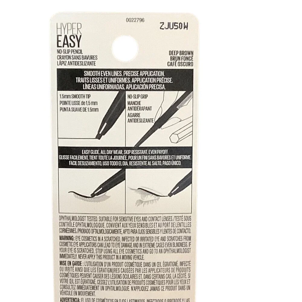 Maybelline Hyper Easy Eyeliner In Deep Brown 0.001 Oz Long-Lasting No-Slip Penci